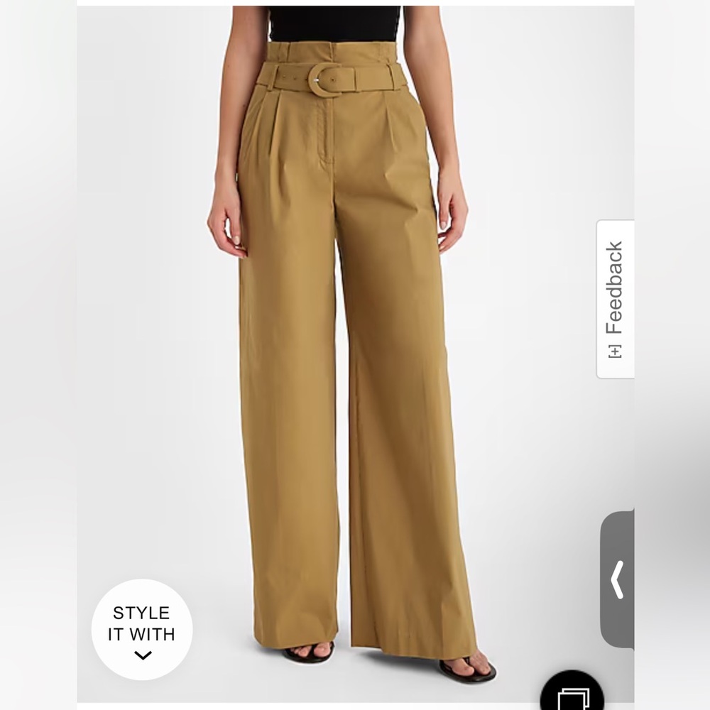 Express wide leg trousers